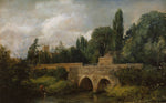 Gillingham Bridge, Dorset, vintage artwork by John Constable, 12x8" (A4) Poster