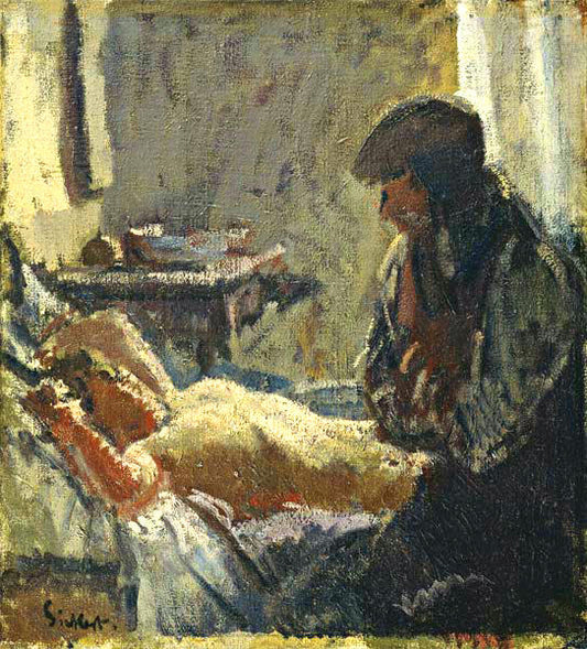The Camden Town Murder, vintage artwork by Walter Richard Sickert, 12x8" (A4) Poster