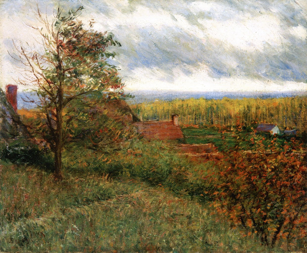 Giverny Hillside by John Leslie Breck,A3(16x12")Poster
