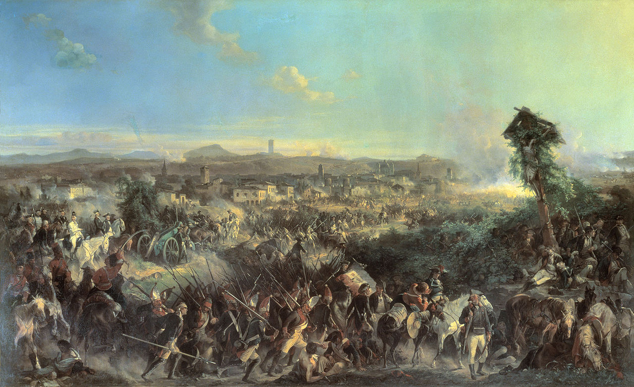 Battle of Novi, vintage artwork by Alexander von Kotzebue, A3 (16x12") Poster Print