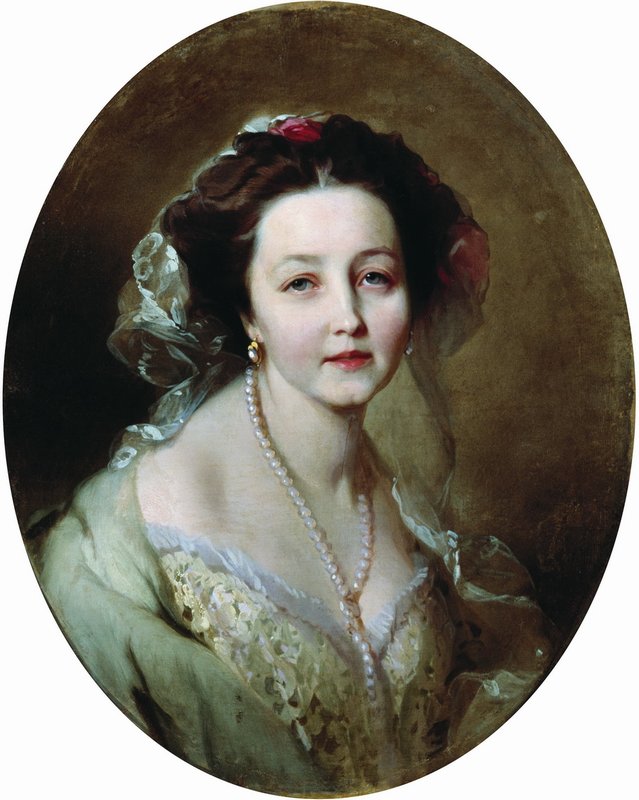 Portrait of E.L. Khovrina, vintage artwork by Ivan Makarov, 12x8" (A4) Poster