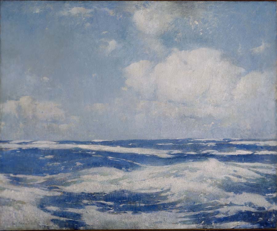 Open Sea, vintage artwork by Emil (Soren Emil) Carlsen, 12x8" (A4) Poster