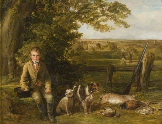 The Day's Bag, vintage artwork by William Collins, A3 (16x12") Poster Print