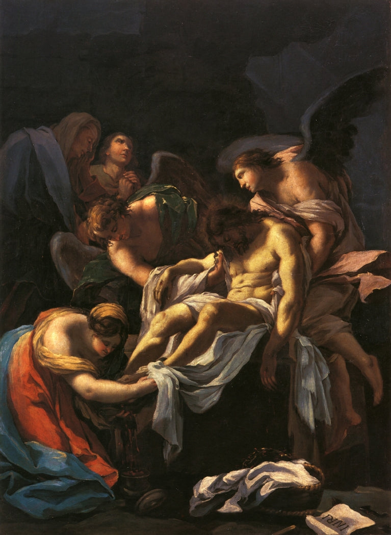 The Burial of Christ, vintage artwork by Francisco de Goya y Lucientes, 12x8" (A4) Poster