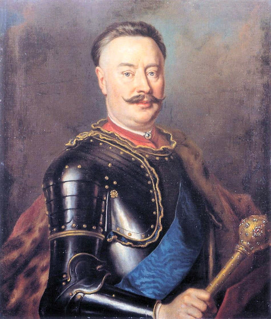Jan Klemens Branicki, vintage artwork by Louis de Silvestre, 12x8" (A4) Poster