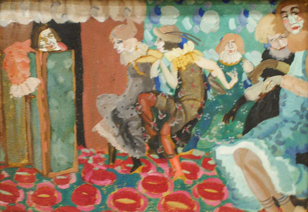 The Comedians by Boris Grigoriev,16x12(A3) Poster