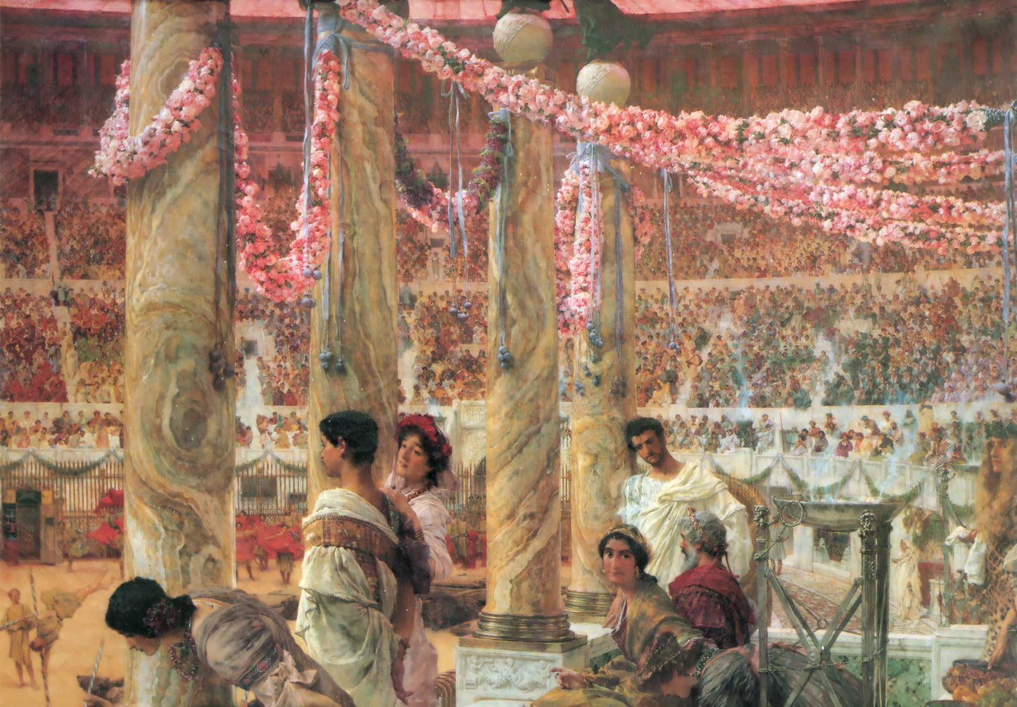 Caracalla and Geta, vintage artwork by Sir Lawrence Alma-Tadema, 12x8" (A4) Poster