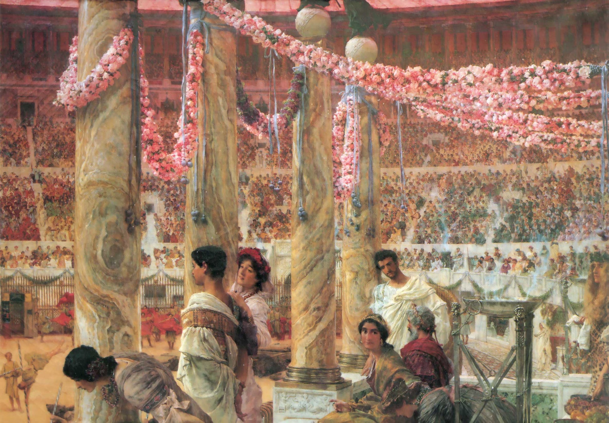 Caracalla and Geta, vintage artwork by Sir Lawrence Alma-Tadema, 12x8" (A4) Poster