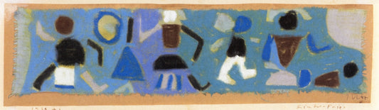 Children's Frieze by Paul Klee,16x12(A3) Poster