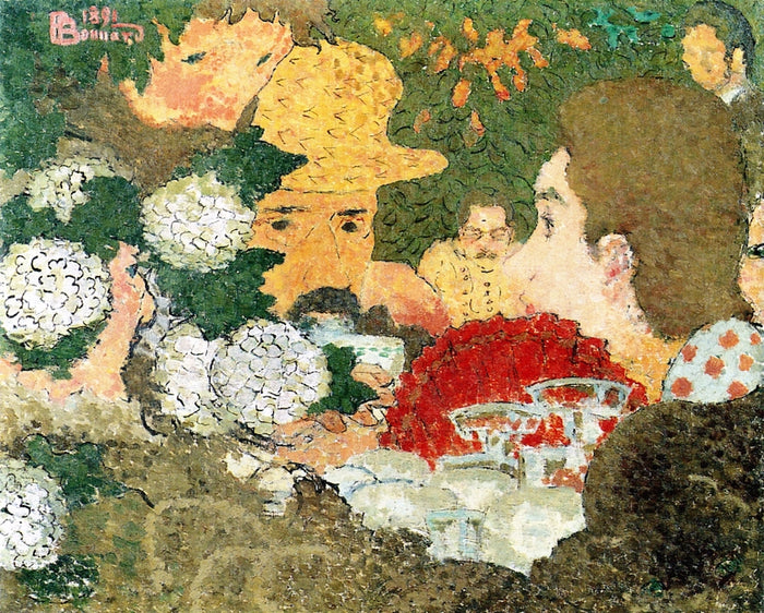 Afternoon in the Garden by Pierre Bonnard,A3(16x12