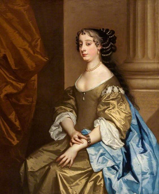 Barbara Villiers, Countess of Castlemaine and Duchess of Cleveland, vintage artwork by Peter Lely, 12x8" (A4) Poster