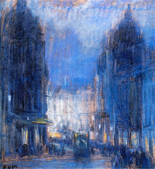 The Leysstraat by Eugeen van Mieghem,16x12(A3) Poster