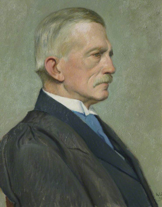 Sir Arthur Hutchison, vintage artwork by Sir William Rothenstein, 12x8" (A4) Poster