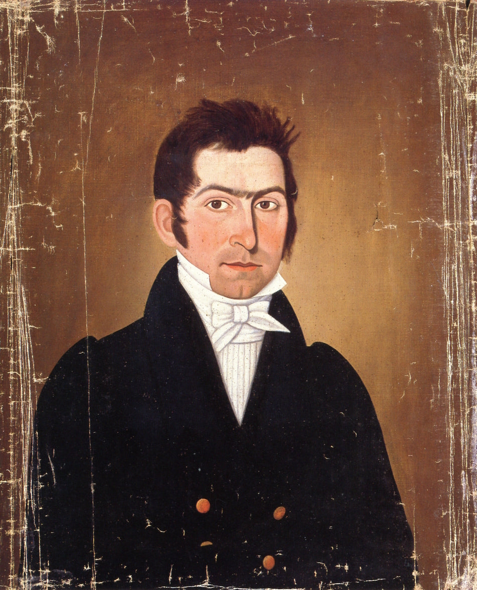 William Fogg, vintage artwork by John Brewster Jr., 12x8" (A4) Poster