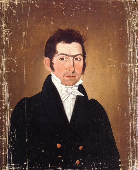 William Fogg, vintage artwork by John Brewster Jr., 12x8" (A4) Poster