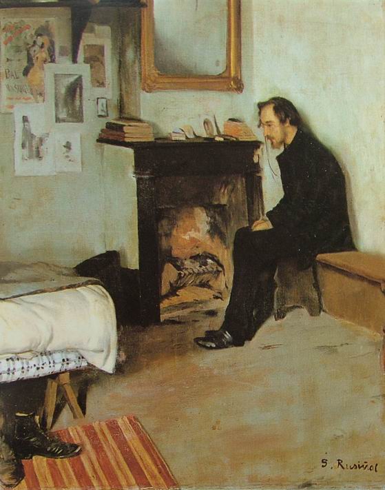 Erik Satie Logis by Santiago Rusinol Prats,A3(16x12")Poster