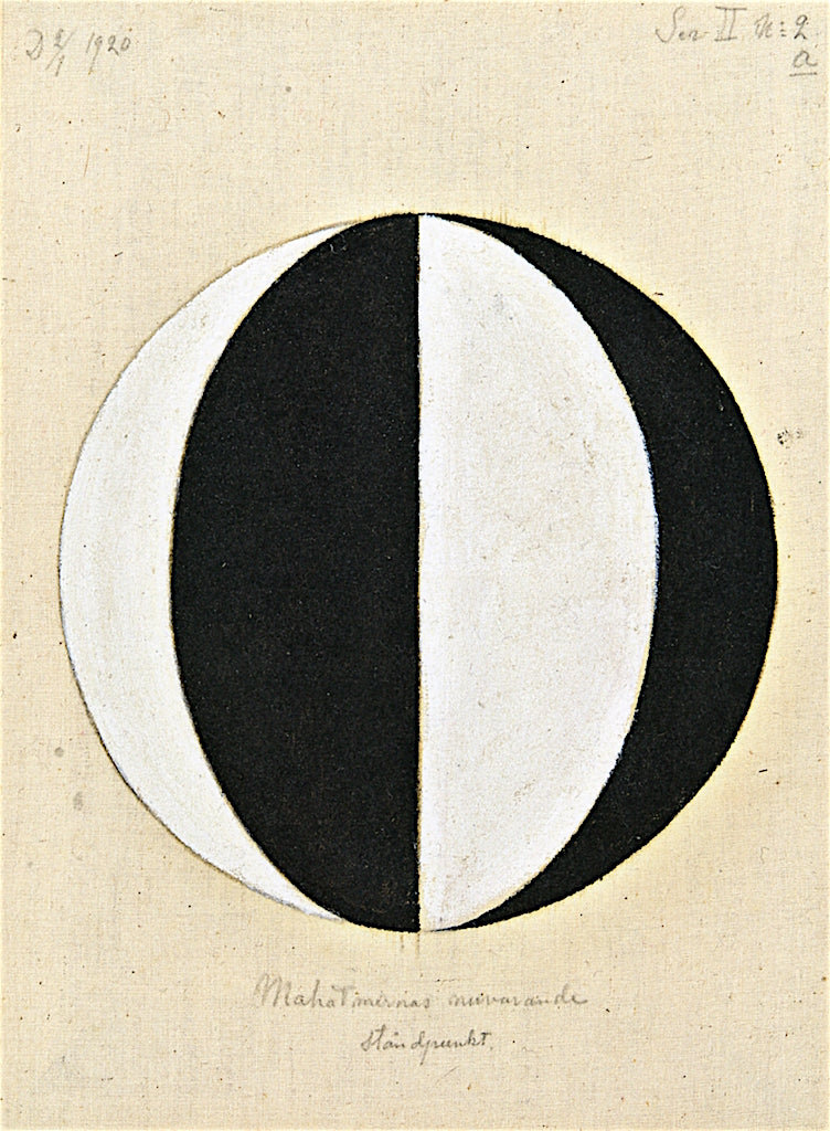 No. 2a The Current Standpoint of the Mahatmas, vintage artwork by Hilma af Klint, 12x8" (A4) Poster