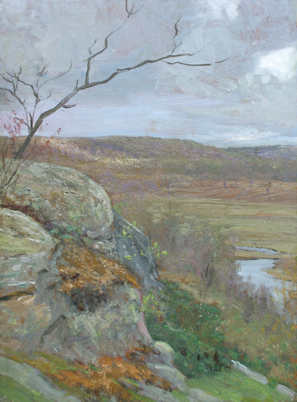 On the Heights, vintage artwork by Allen Butler Talcott, 12x8" (A4) Poster