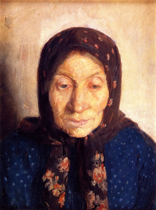 Old Fisherman's Wife by Anna Ancher,A3(16x12")Poster