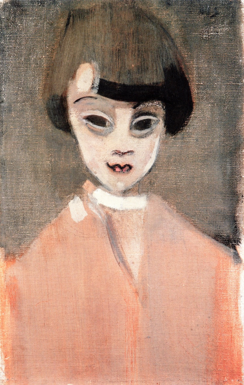Karin, vintage artwork by Helene Schjerfbeck, 12x8" (A4) Poster