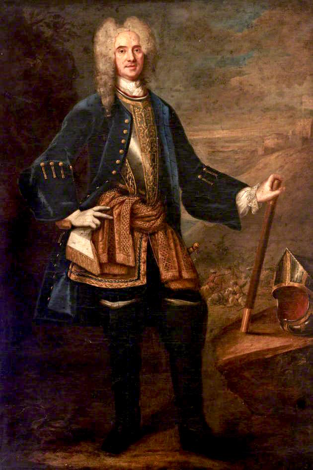 Field Marshal George Wade, vintage artwork by Adriaen van Diest, 12x8" (A4) Poster