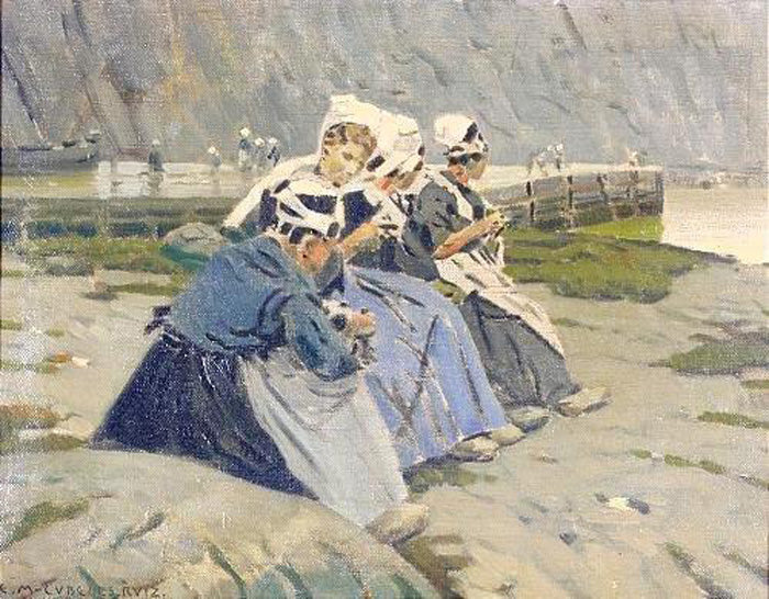 Bretonas, vintage artwork by Enrique Martinez Cubells, 12x8" (A4) Poster