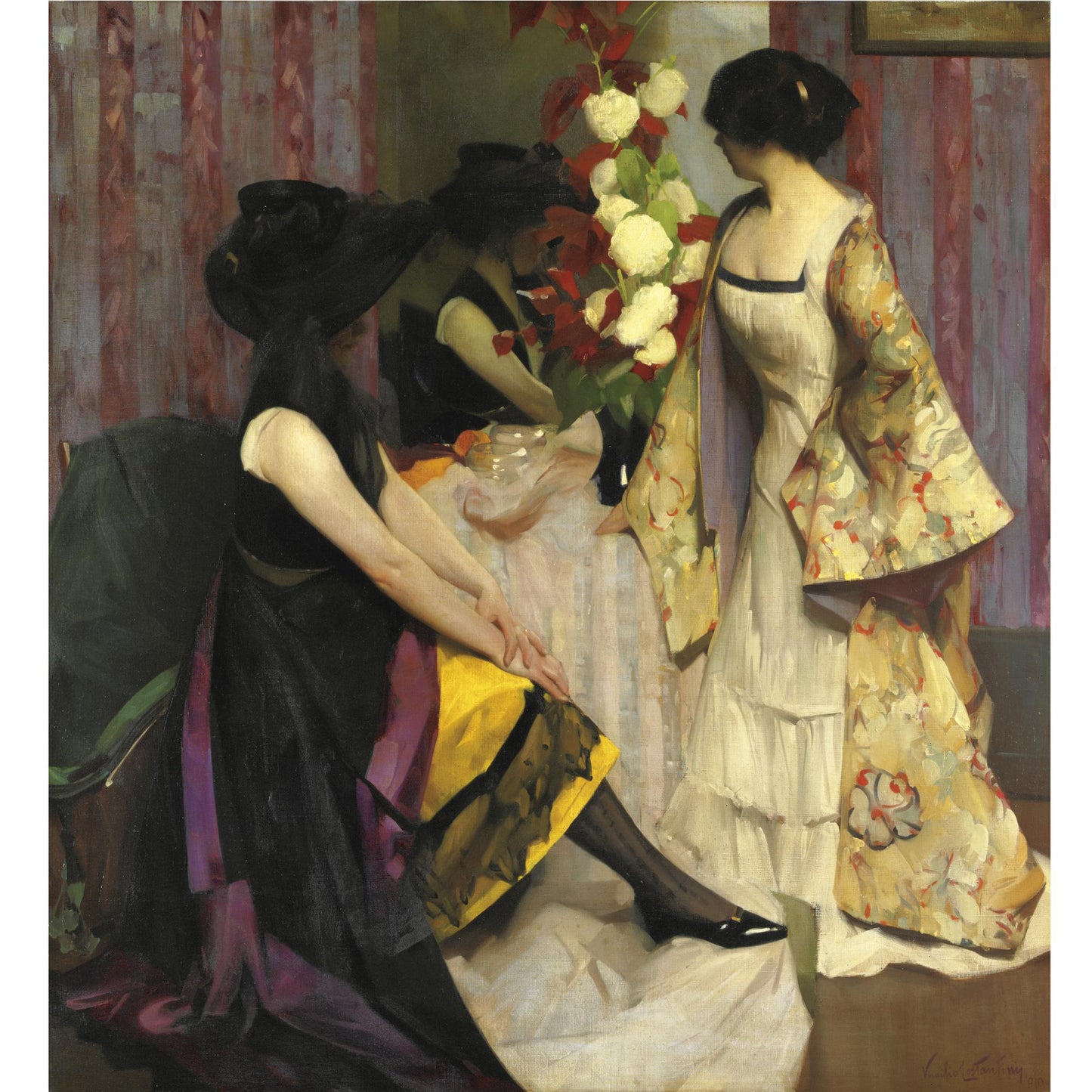 Deguisement by Virgilio Costantini,16x12(A3) Poster