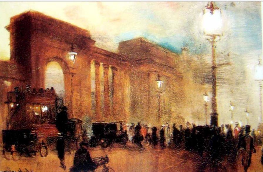 Summer Sunday Evening, Hyde Park by George Hyde Pownall,16x12(A3) Poster