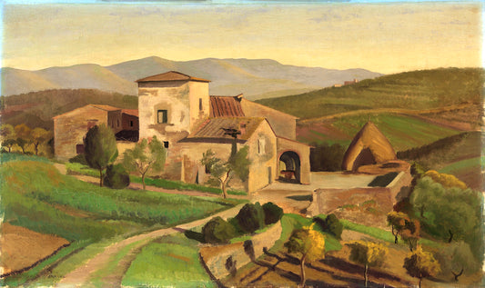 A Tuscan Farm by Edward Bruce,16x12(A3) Poster