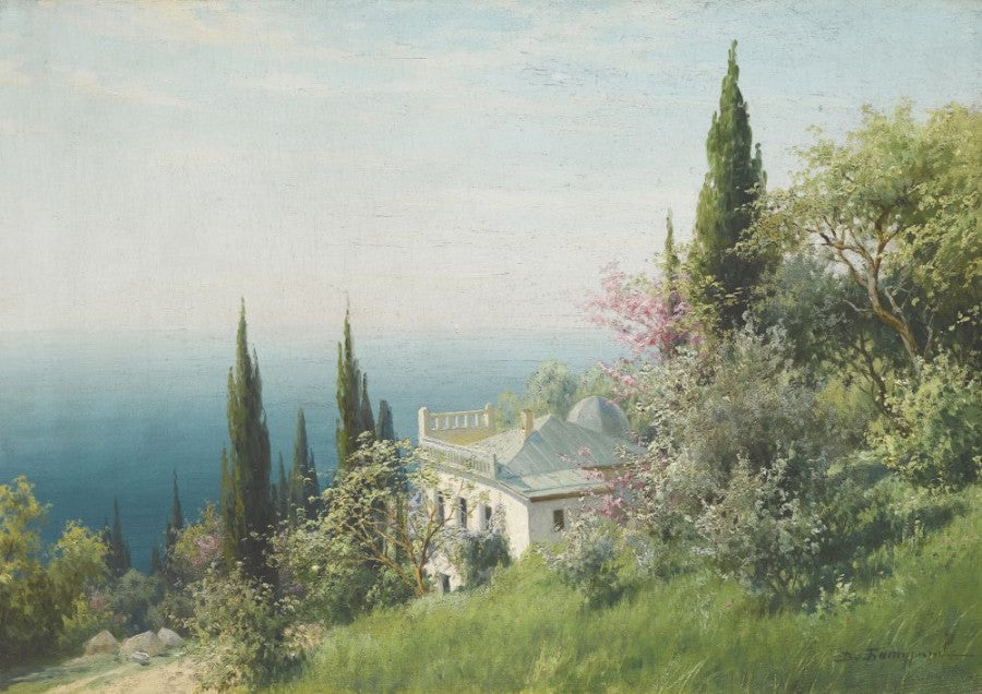 Crimean Landscape by Viktor Baturin,A3(16x12")Poster