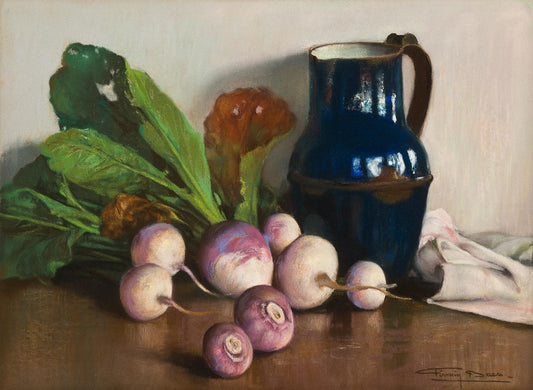 Les navets by Firmin Baes,16x12(A3) Poster