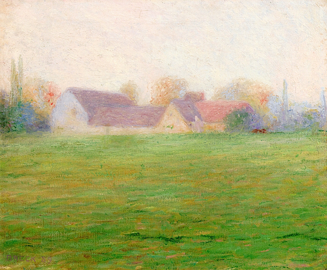 Fog and Sun by John Leslie Breck,A3(16x12")Poster