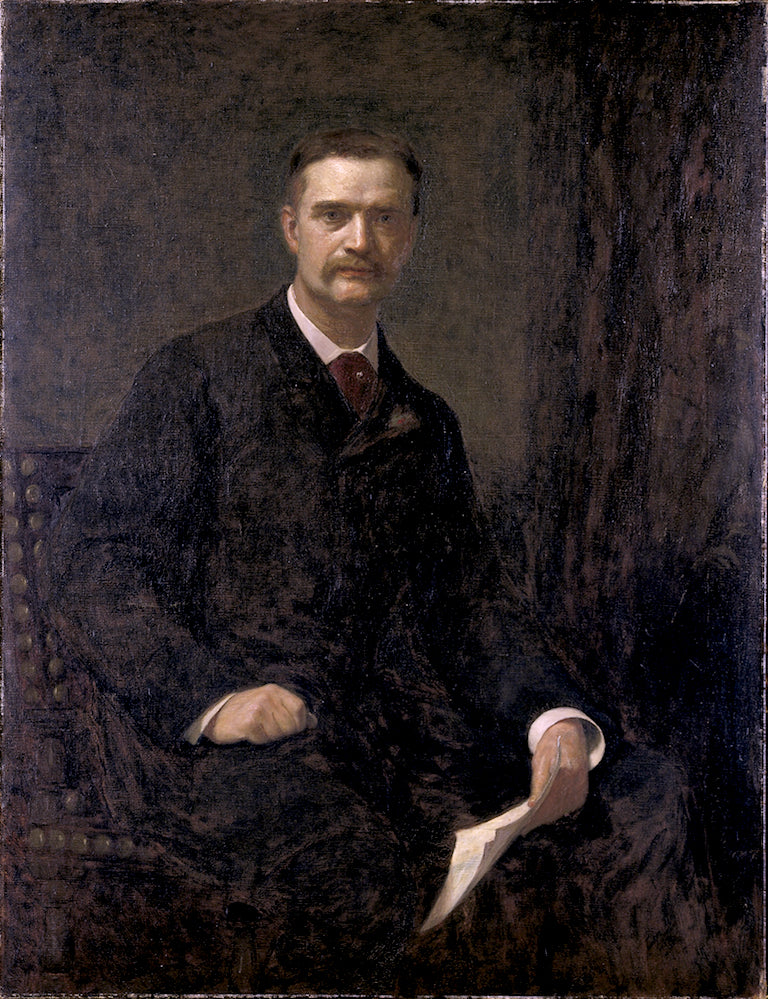 William T. Evans, vintage artwork by Wyatt Eaton, 12x8" (A4) Poster