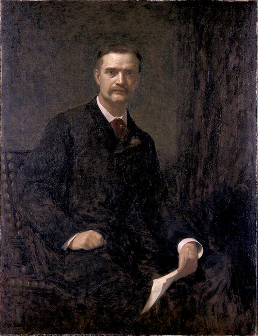 William T. Evans, vintage artwork by Wyatt Eaton, 12x8" (A4) Poster