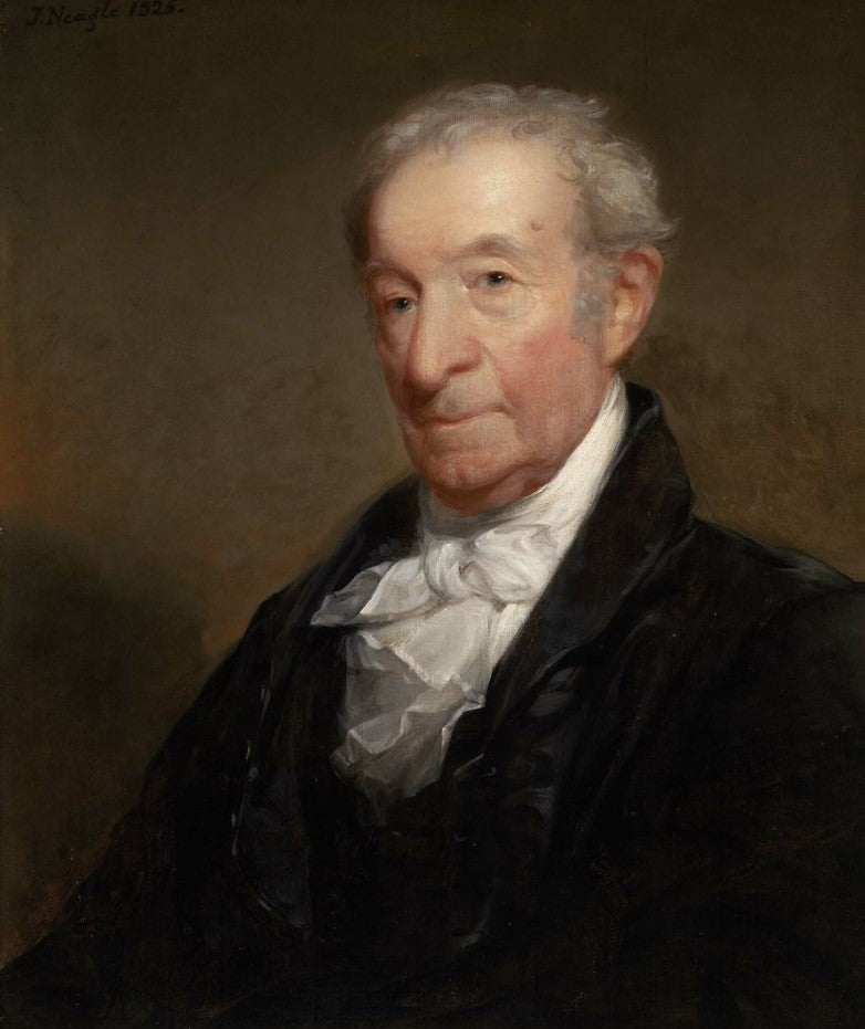 Gilbert Stuart, vintage artwork by John Neagle, A3 (16x12") Poster Print