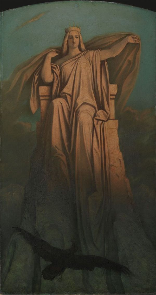 The Jungfrau, vintage artwork by Moritz von Schwind, A3 (16x12") Poster Print