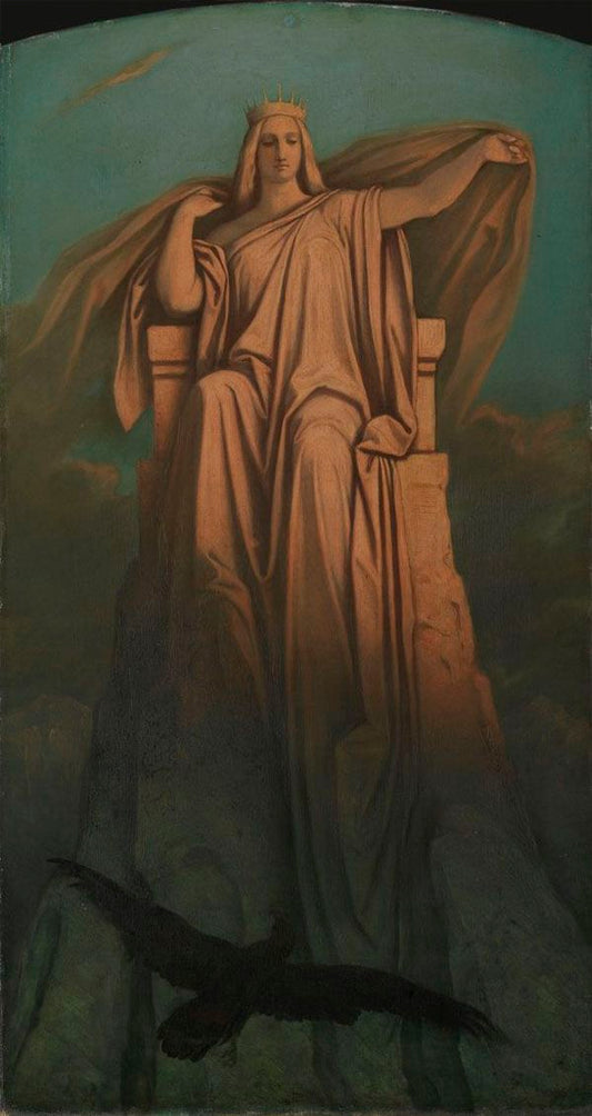 The Jungfrau, vintage artwork by Moritz von Schwind, A3 (16x12") Poster Print