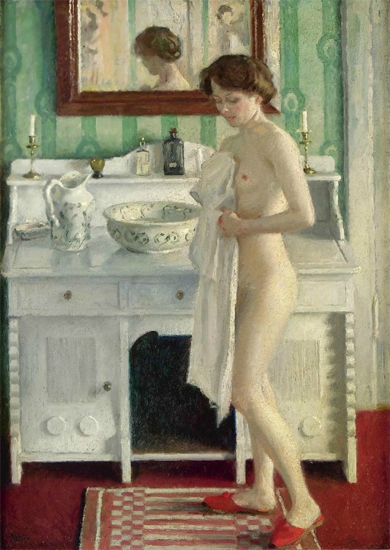 The morning toilet by Paul-Gustave Fischer,A3(16x12")Poster