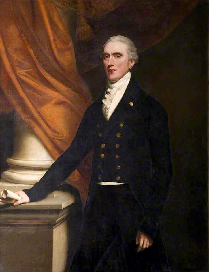 Henry Addington, 1st Viscount Sidmouth, vintage artwork by John Singleton Copley, 12x8" (A4) Poster