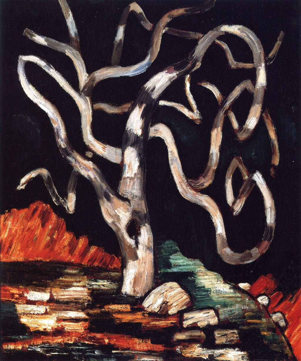 Fig Tree, vintage artwork by Marsden Hartley, 12x8" (A4) Poster
