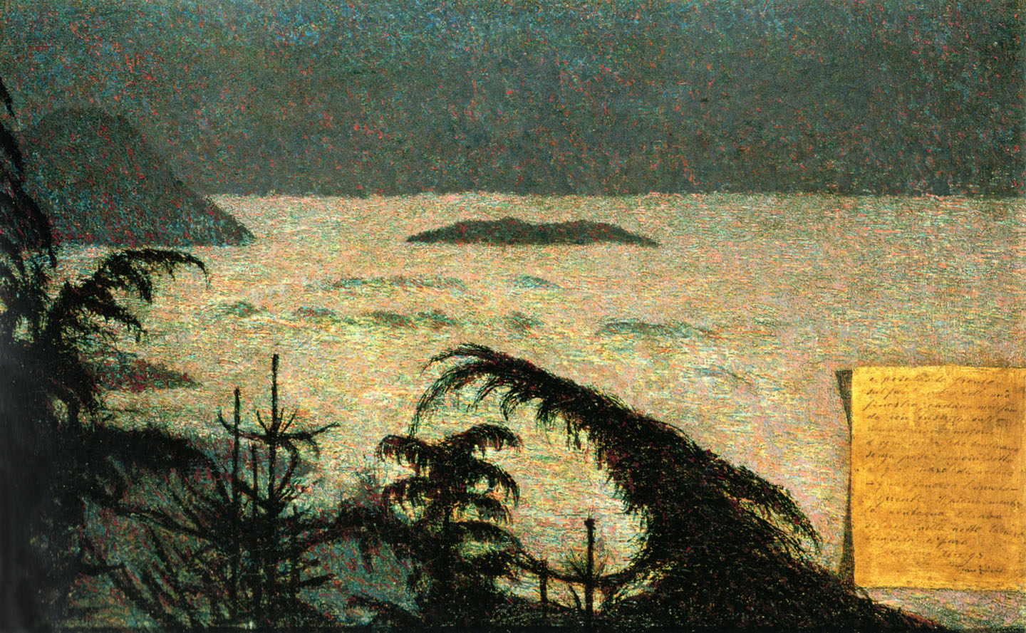 Sea of Mist by Vittore Grubicy de Dragon,A3(16x12")Poster