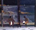 Barracks, vintage artwork by Horace Pippin, 12x8" (A4) Poster