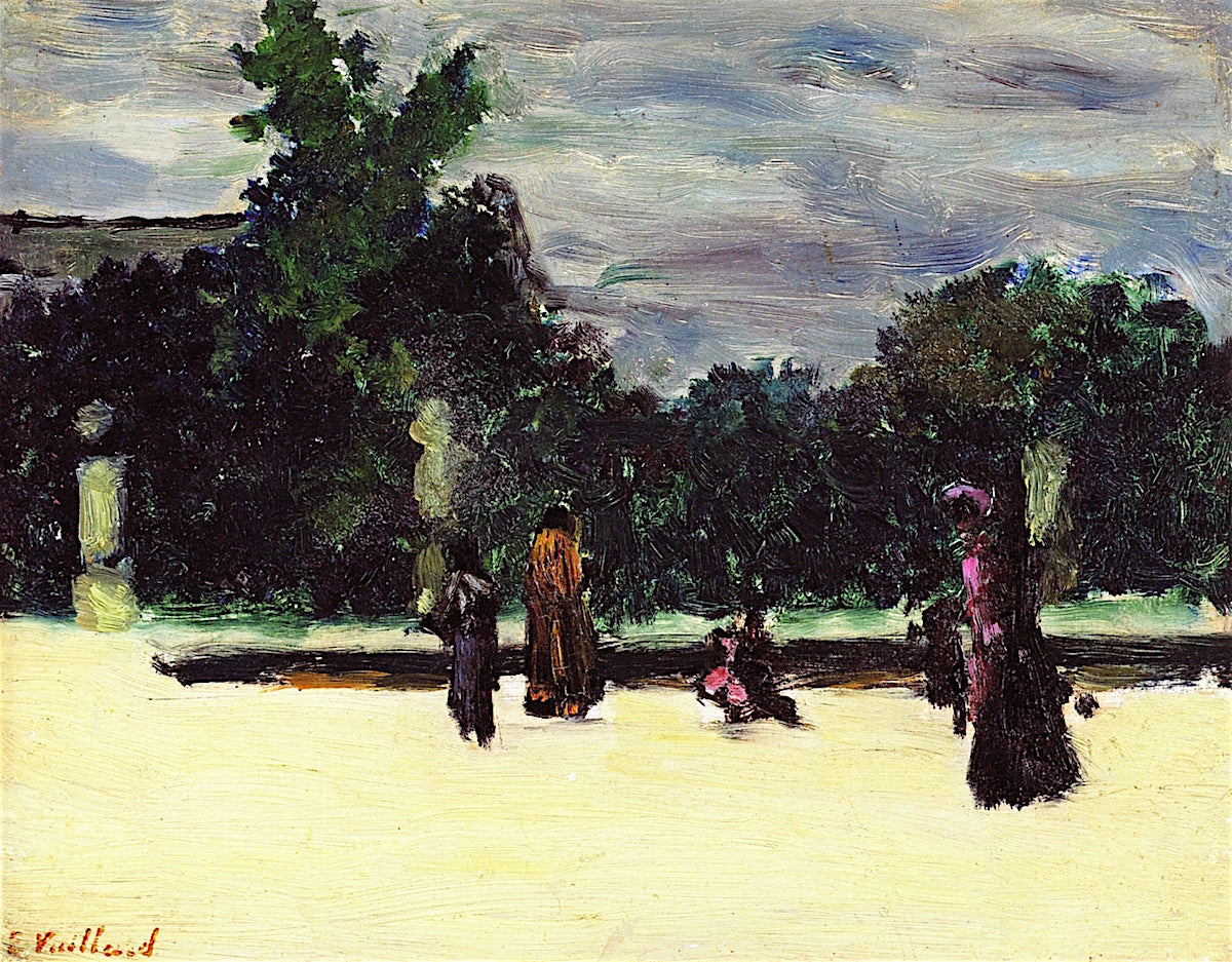 Around the Pool, The Tuileries by edouard Vuillard,A3(16x12")Poster