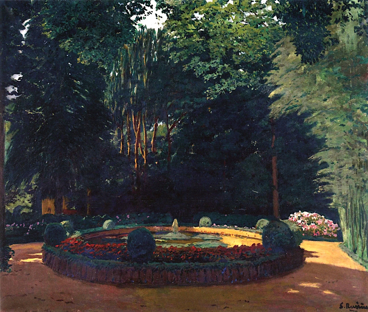 ollador del Parc Bades, Arbúcies by Santiago Rusinol Prats,A3(16x12")Poster