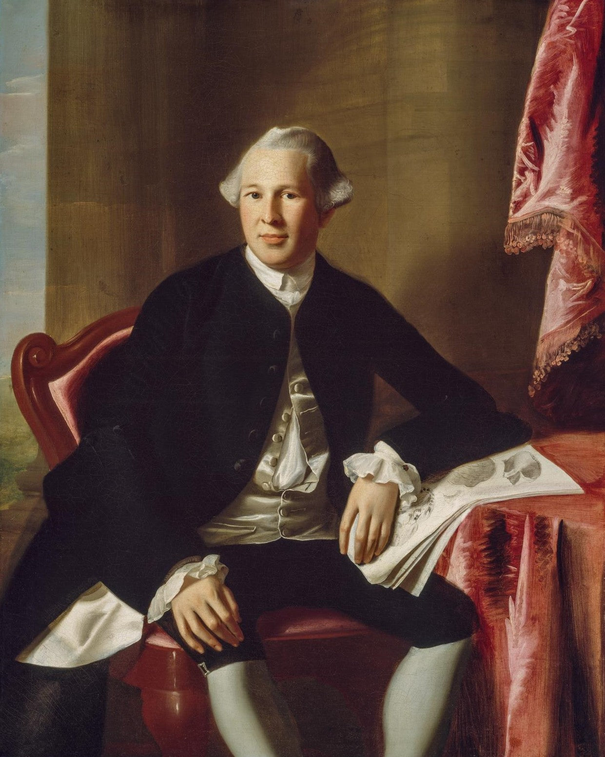 Joseph Warren, vintage artwork by John Singleton Copley, 12x8" (A4) Poster