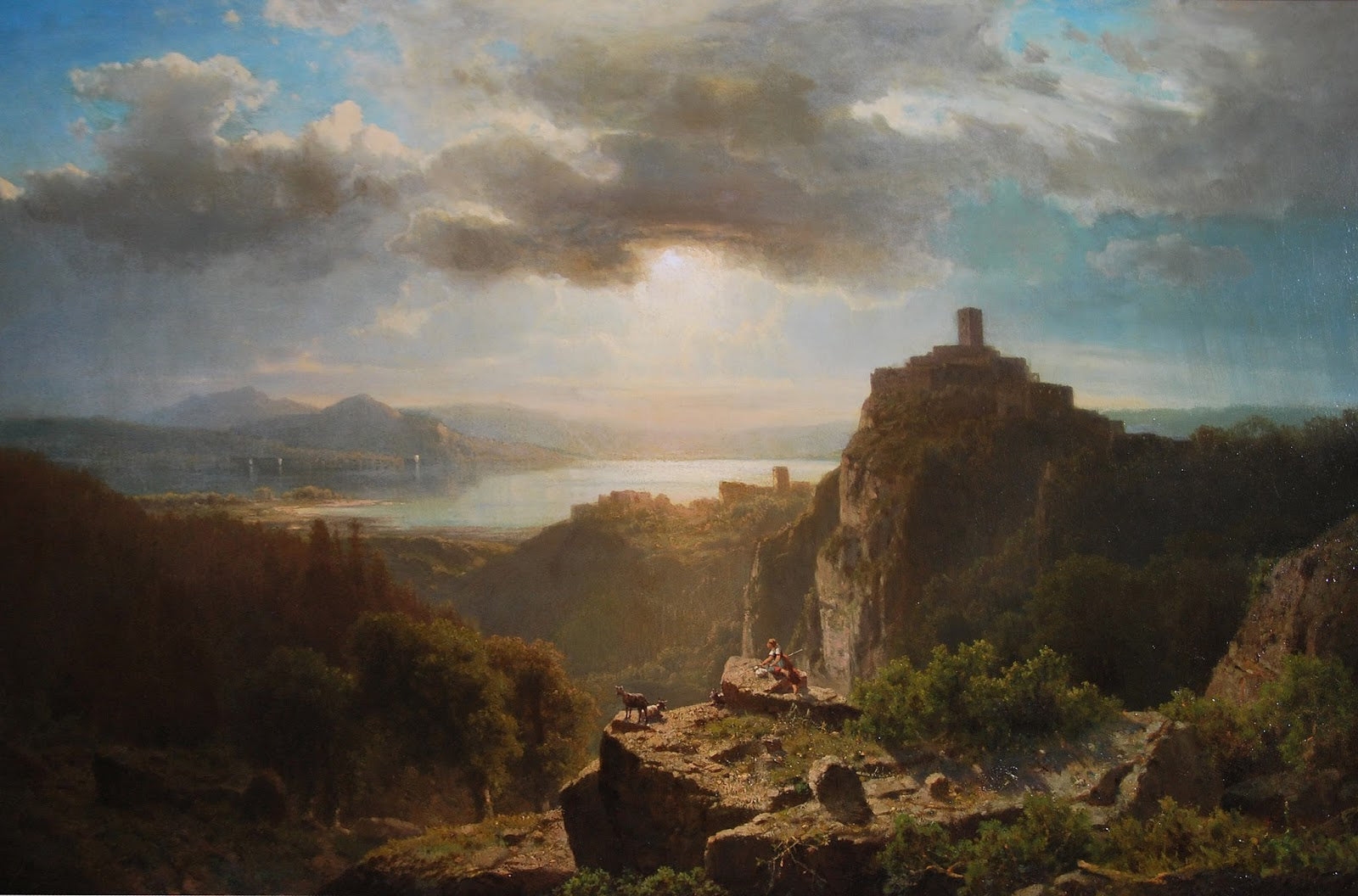 At the Bodensee, vintage artwork by Adolf Chwala, 12x8" (A4) Poster
