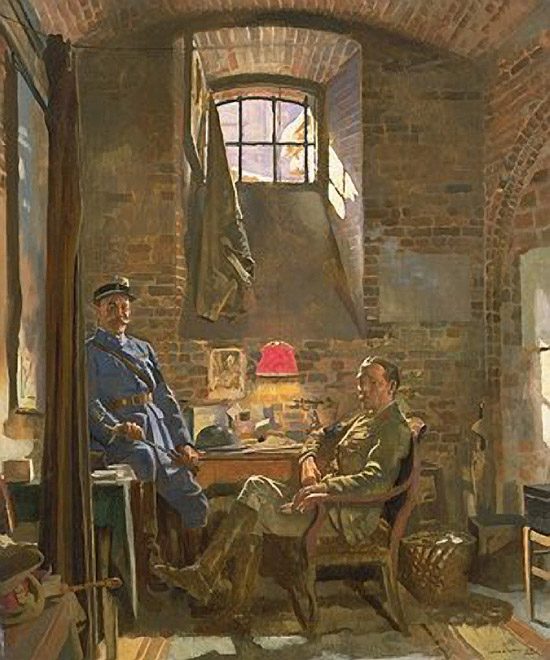 Cellar, Amiens by Sir William Orpen, R.A., R.H.A.,16x12(A3) Poster