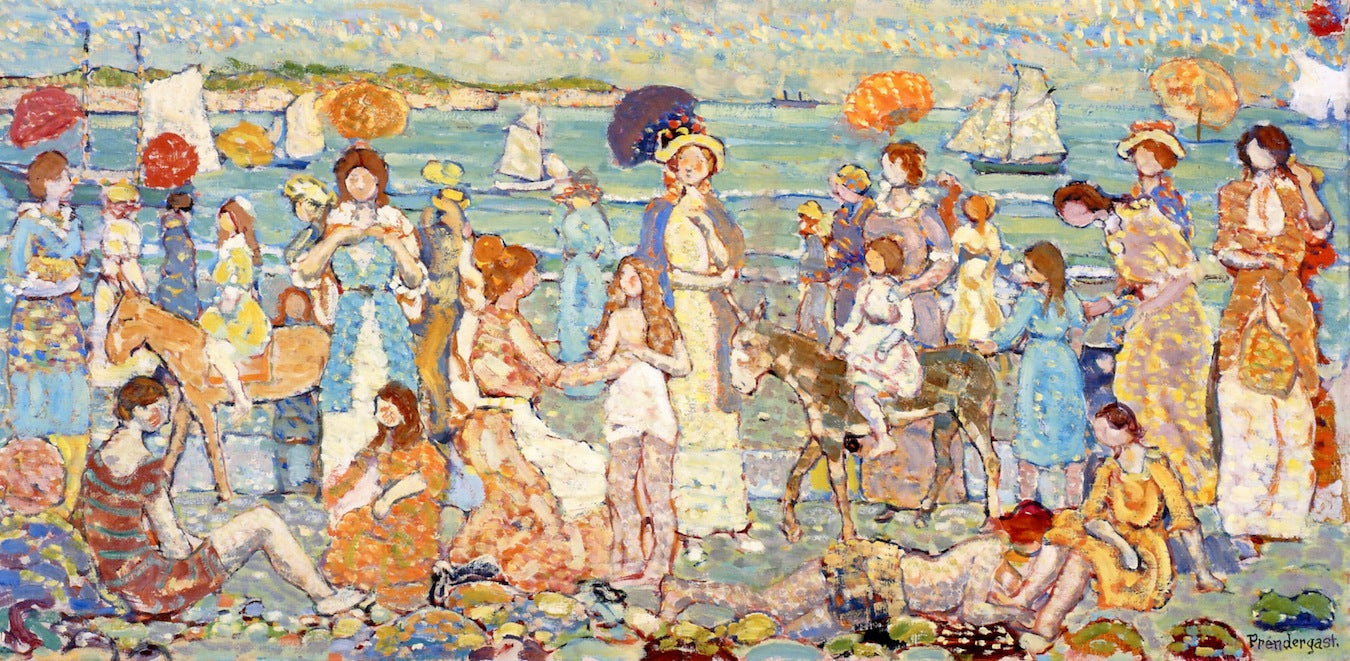 The Beach 'No. 3' by Maurice Prendergast,A3(16x12")Poster