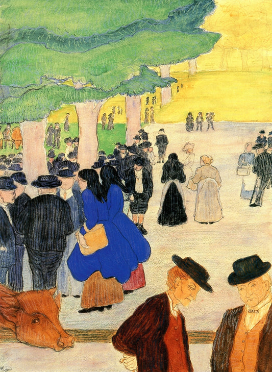 Livestock Market by Marianne von Werefkin,A3(16x12")Poster