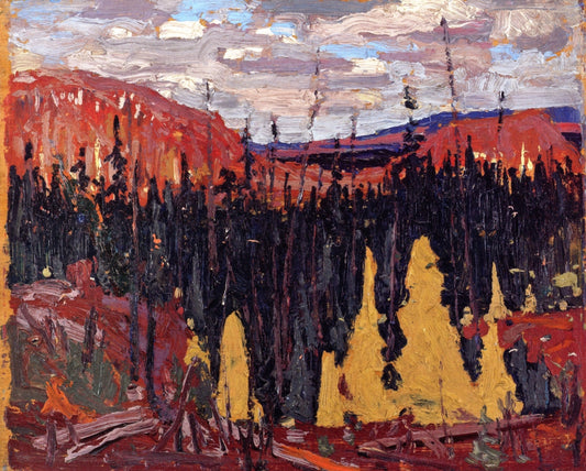 Burnt Land by Tom Thomson,16x12(A3) Poster